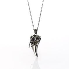 The Rock’n Baroque DiamondPython Horn　Necklace　