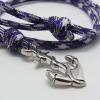 Anchor Bracelet  -Purple Camouflage-Coming Home collection
