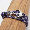 Anchor Bracelet  -Purple Camouflage-Coming Home collection