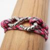 Rope Bracelet  -BrightPink Camouflage- Coming Home collection