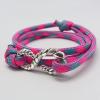 Rope Bracelet  -Turquoise Pink- Coming Home collection
