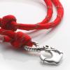 InfinityAnchor Bracelet -Red w/ Reflective-Coming Home collection