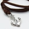 Anchor Bracelet  -Dark Brown-Coming Home collection