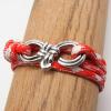 Knot Bracelet  -Red Snow - Coming Home collection