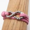 Rope Bracelet  -Dusty Rose Pink - Coming Home collection