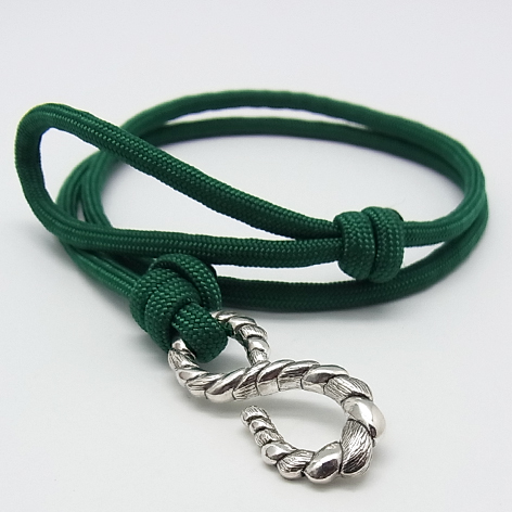 Rope Bracelet  -Kelly Green - Coming Home collection
