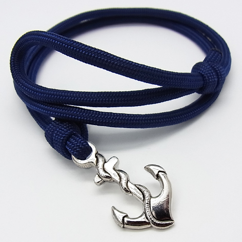 Anchor Bracelet  -Navy Blue-Coming Home collection
