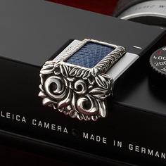 Mr.M for Leica M240 Hot Shoe Cover Ocean Blue Lizard