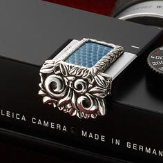 Mr.M for Leica M240 Hot Shoe Cover Sky Blue Lizard