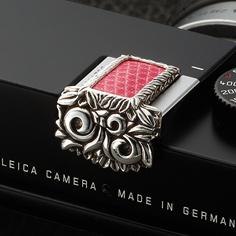 Mr.M for Leica M240 Hot Shoe Cover PeonyPink Lizard