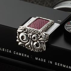 Mr.M for Leica M240 Hot Shoe Cover Violet Lizard