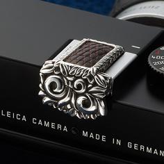 Mr.M for Leica M240 Hot Shoe Cover Espresso Lizard