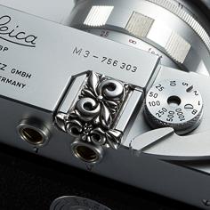 Floral Hot Shoe Cover Silver925 -Premium collection- for Leica Camera