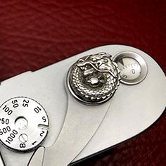 The Dragon Soft Release Button　Sterling Silver