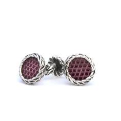 Laurel Cuff Links  　Cuff-links　Violet Lizard