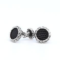 Laurel Cuff Links  　Cuff-links　NightBlack Lizard