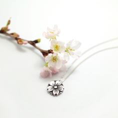 Floral emblems of Japan　Sakura　Necklace　　Silver925