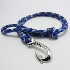 Hook Bracelet  -Blue Camouflage-Coming Home collection