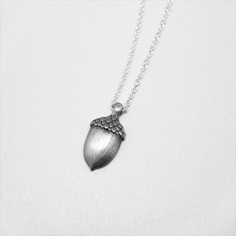 Acorn Pendant  - "Donguri "- Sterling silver