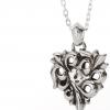 Gipsy Romance Heart　Necklace　 White Zirconia