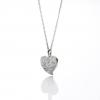 Heart　Pendant  - "Woo, Lucky Me!! "- Sterling silver