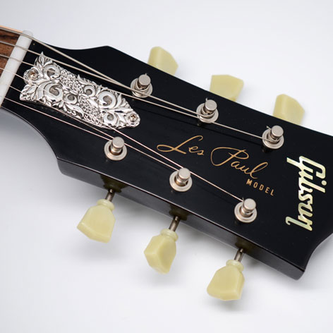 JAY TSUJIMURA / Floral Truss Rod Cover for Gibson