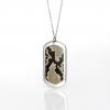 Wild Python DogTag　Necklace　(Large)　DiamondPython