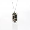 Wild Python DogTag　Necklace　(Small)　DiamondPython