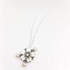 Sakura　Necklace with Akoya Pearl -Floral emblems of Japan-　Silver925