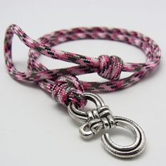 Knot Bracelet -Rose Pink Camouflage- Coming Home collection