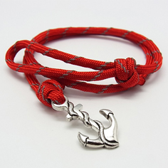 Anchor Bracelet  -Red w/ Reflective-Coming Home collection