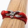 Knot Bracelet  -Red w/ Reflective - Coming Home collection