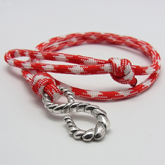 Rope Bracelet  -Red Snow - Coming Home collection
