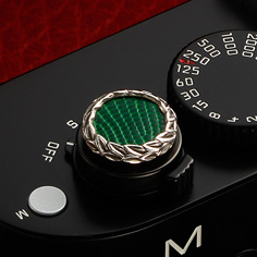 Mr.M Soft Release Button Ivy Green Lizard for Leica M240