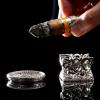 Cigar Rest - "Silver Cigar Leaves"- Silver 925