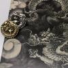 The Dragon Soft Release Button　Sterling Silver