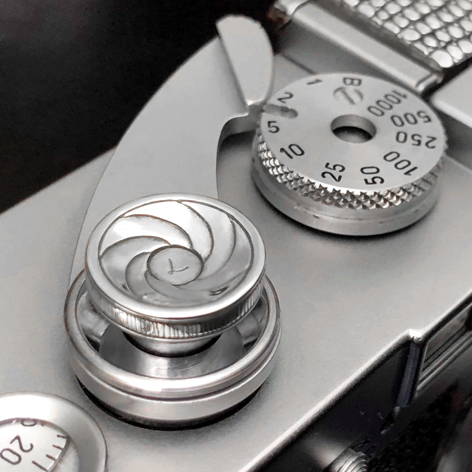 JAY TSUJIMURA / 007 Aperture Soft Release Button for Leica Sterling Silver