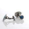 Frozen Floral 　Cuff-links(Small)　Blue