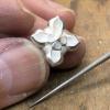 Gaudi cross Soft Release Button　Sterling Silver