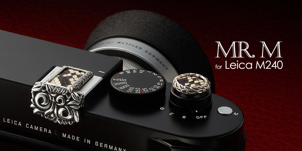 JAY TSUJIMURA / Mr.M Soft Release Button NightBlack Lizard for Leica M240